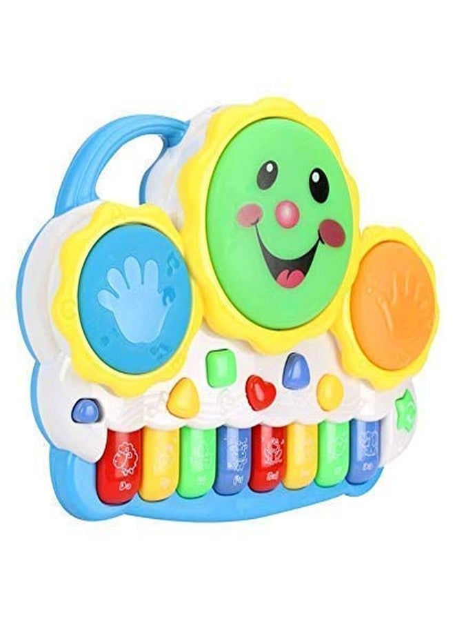 SHB Drum Keyboard Musical Toys with Flashing Lights - Animal Sounds and Songs - Image 4